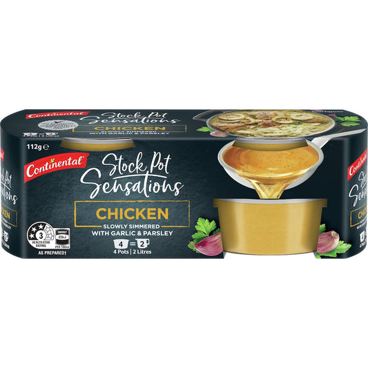 Continental Sensations Chicken Stock Pot 4 X 28 G