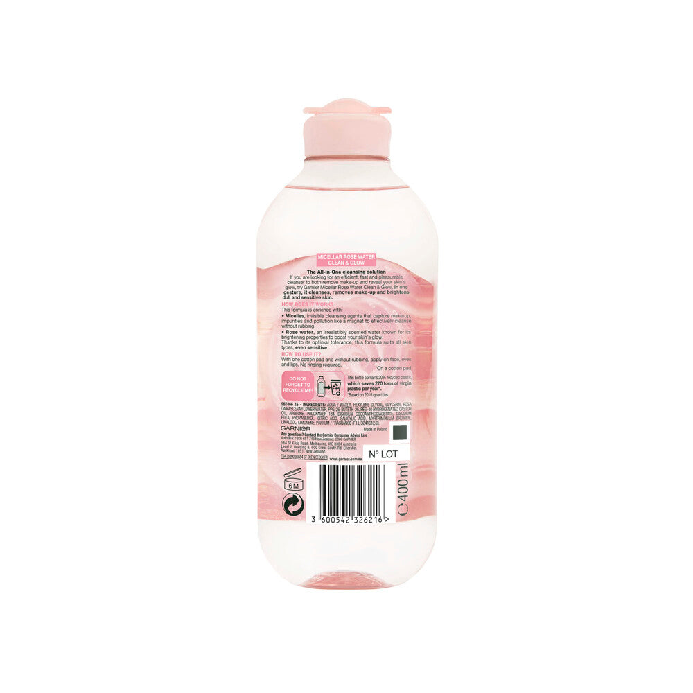 Garnier Micellar Rose Water - 400mL