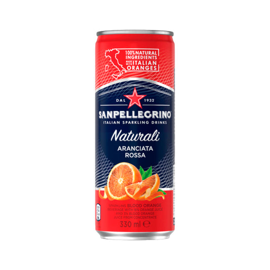 Sanpellegrino Aranciata Rossa Drink Cans - 4 pack