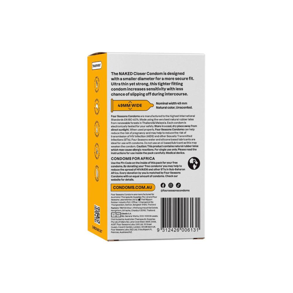 Four Seasons Naked oser Condoms - 12 pack