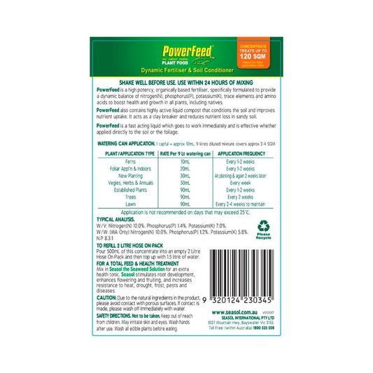 Powerfeed All Purpose Plant Food - 600mL
