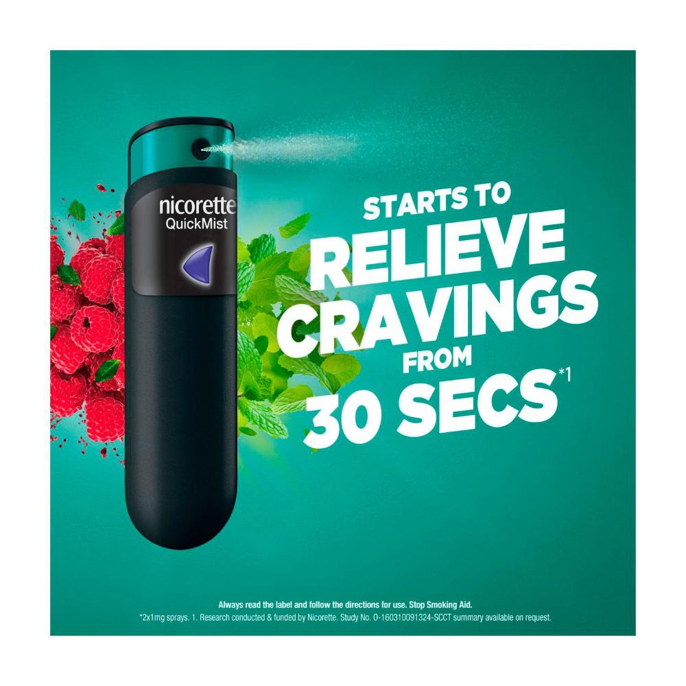 Nicorette Quickmist Mouth Spray Freshmint 26.4ml - 2 Pack