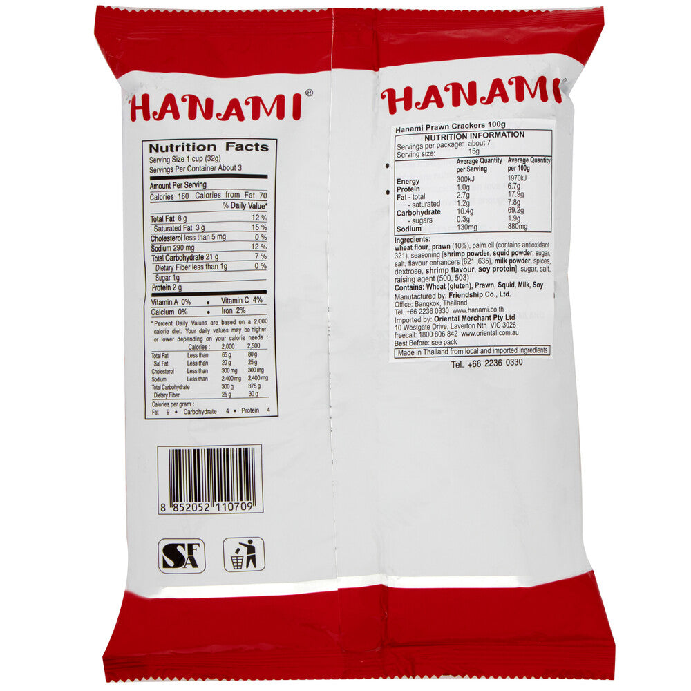 Hanami Original Prawn Cracker - 100g