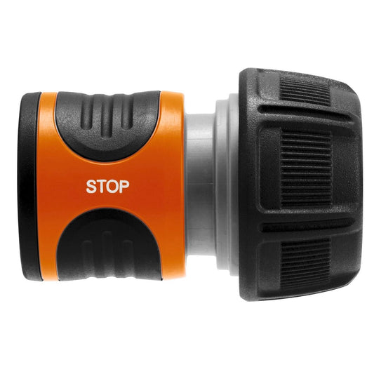 Gardena 19mm Water Stop Hose Connector 18214-25