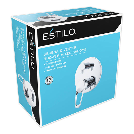 Estilo 35mm Chrome Diverter Shower Mixer