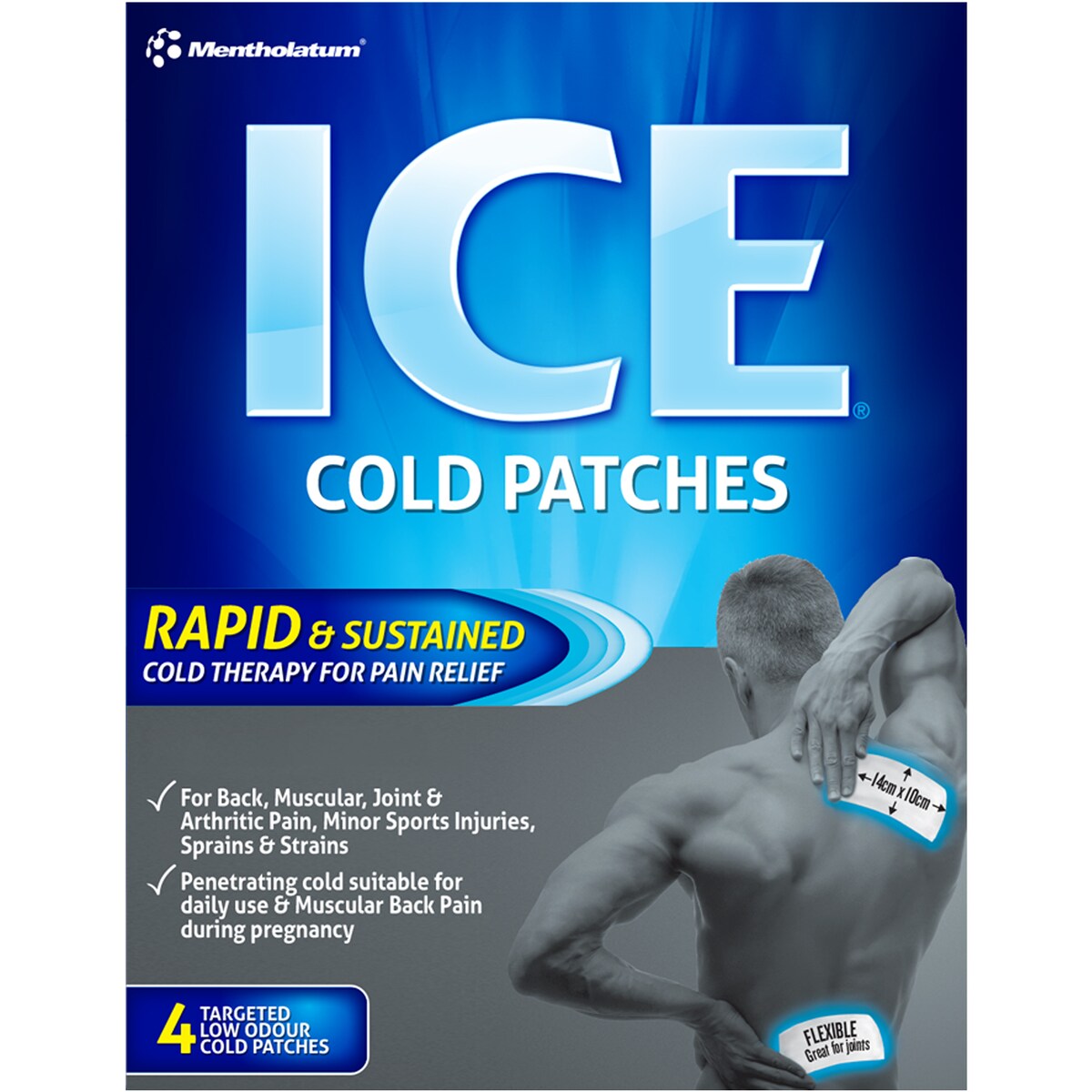 Mentholatum Ice Cold Patches 4 Pack