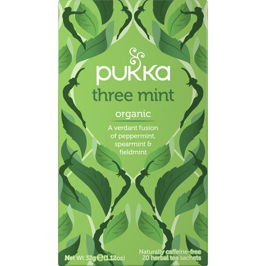 Pukka Tea Bags Three Mint 20 Pack