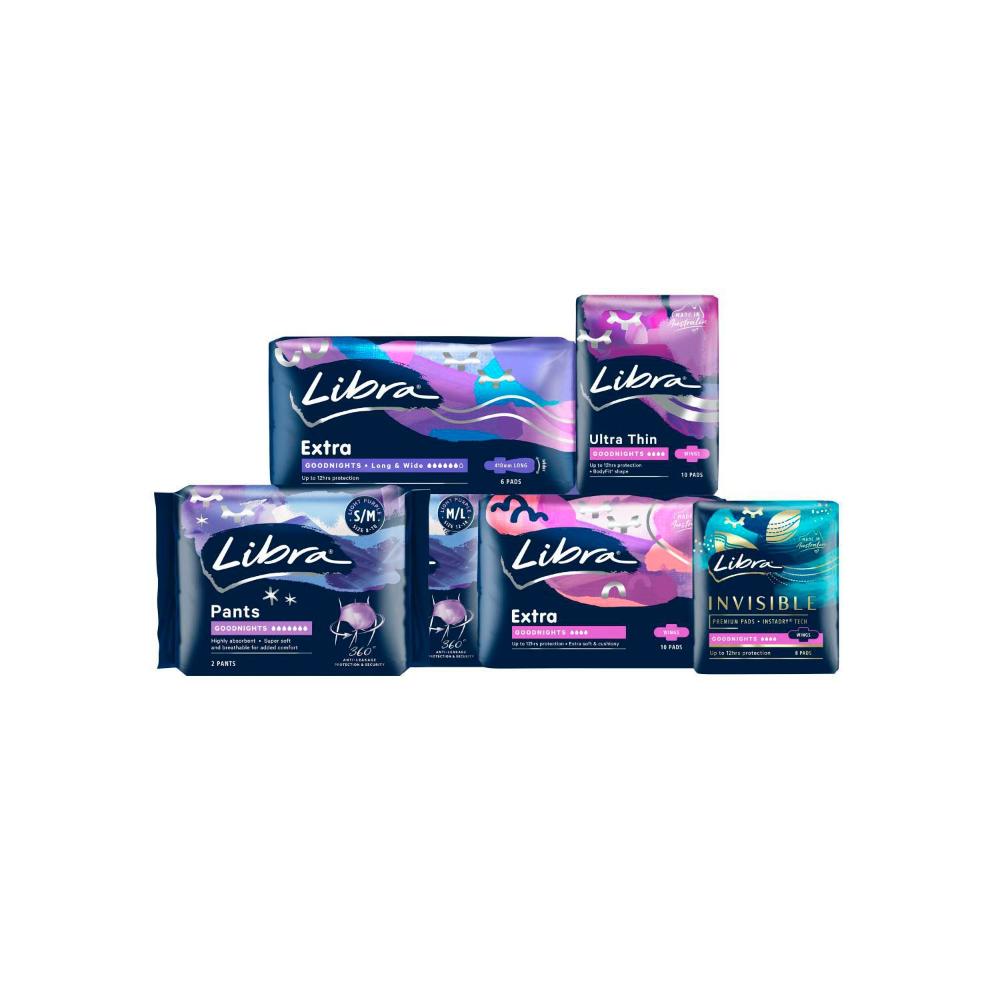 Libra Night Pants Medium - 2 pack