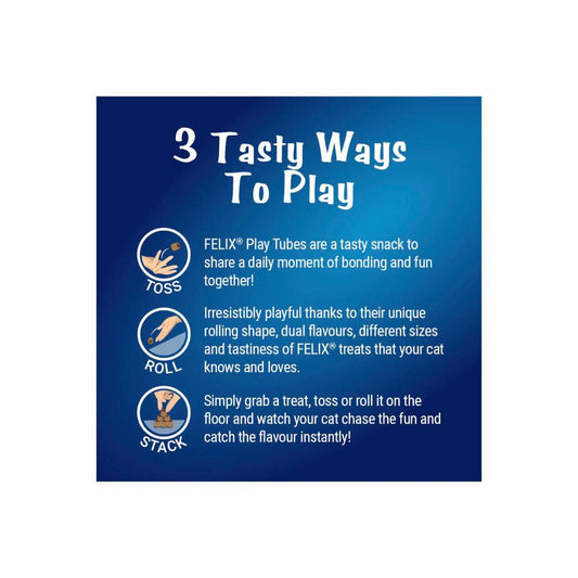 Felix Play Tubes Chicken And Liver Cat Treats - 50g