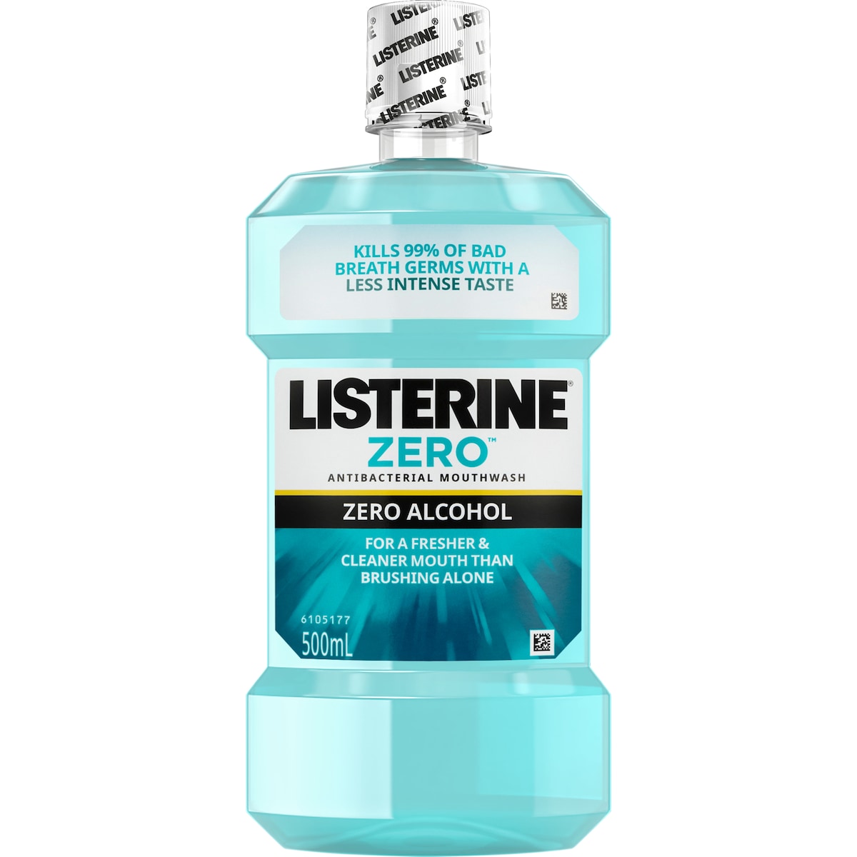 Listerine Zero Alcohol Antibacterial Mouthwash 500mL