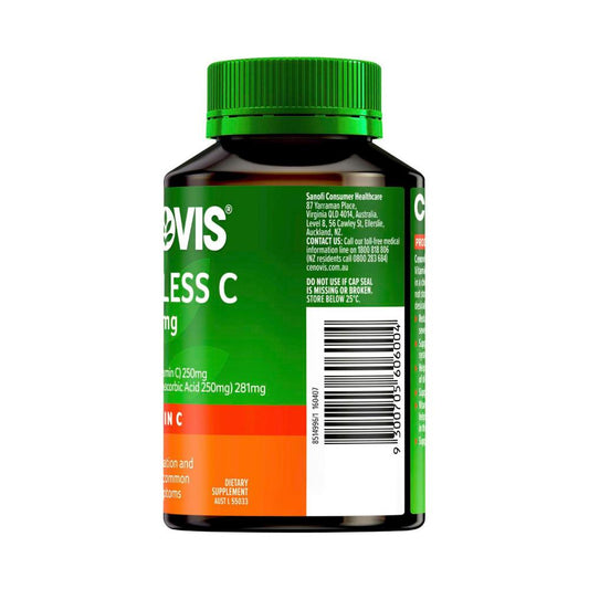 Cenovis Sugarless Vitamin C 500mg Tablets For Immunity - 160 pack