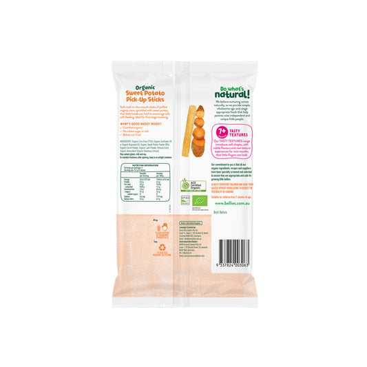 Little Bellies Organic Sweet Potato Pick-up Sticks 7+ Months - 16g