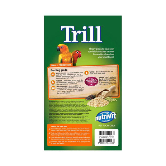 Trill Bird Seed Small Parrot Mix - 1.8Kg