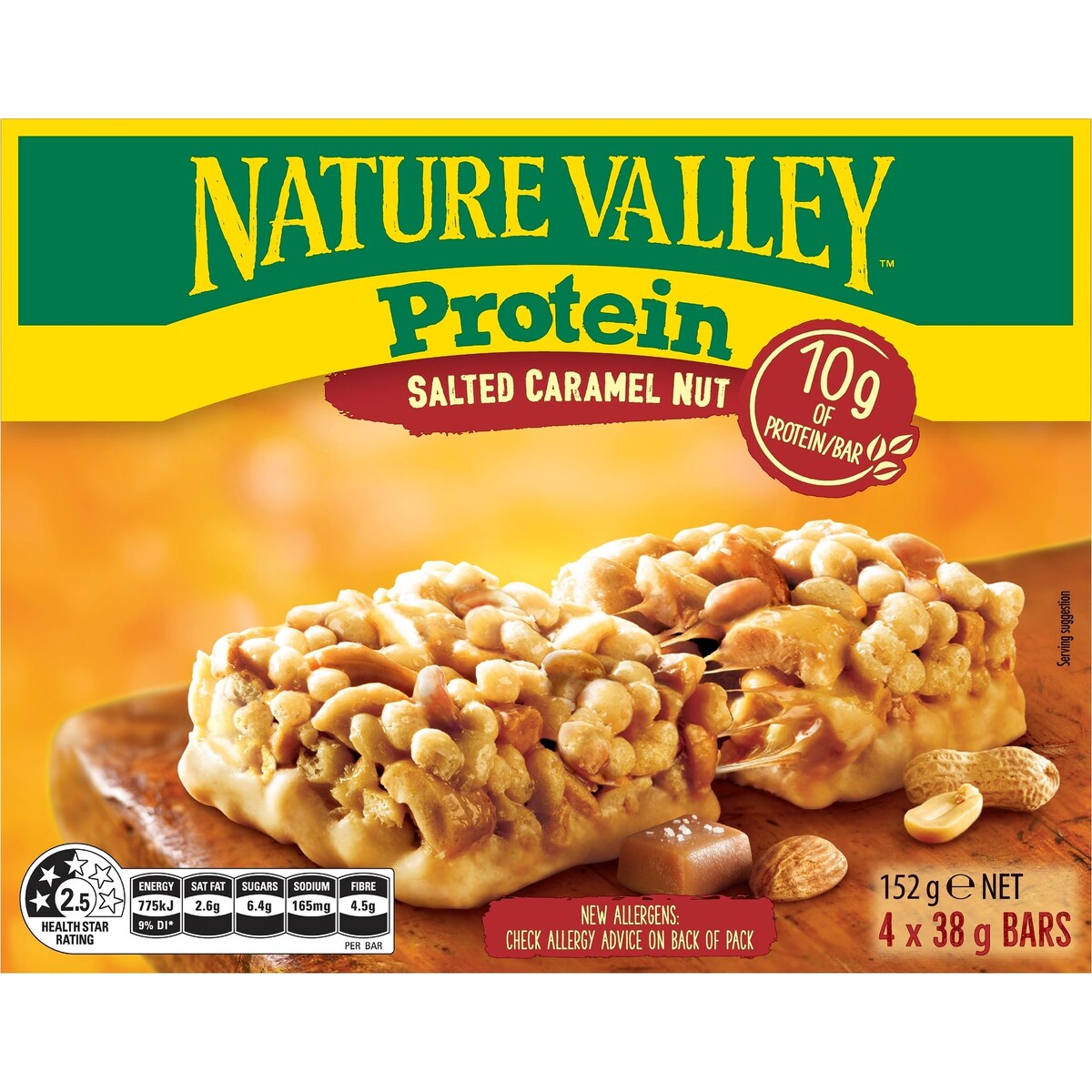 Nature Valley Salted Caramel Nut Protein Granola Bars 4 Pack