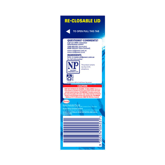 Cold Power Laundry Powder Advanced Clean - 4kg