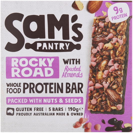 Sams Pantry Rocky Road Protein Bar 5 pack