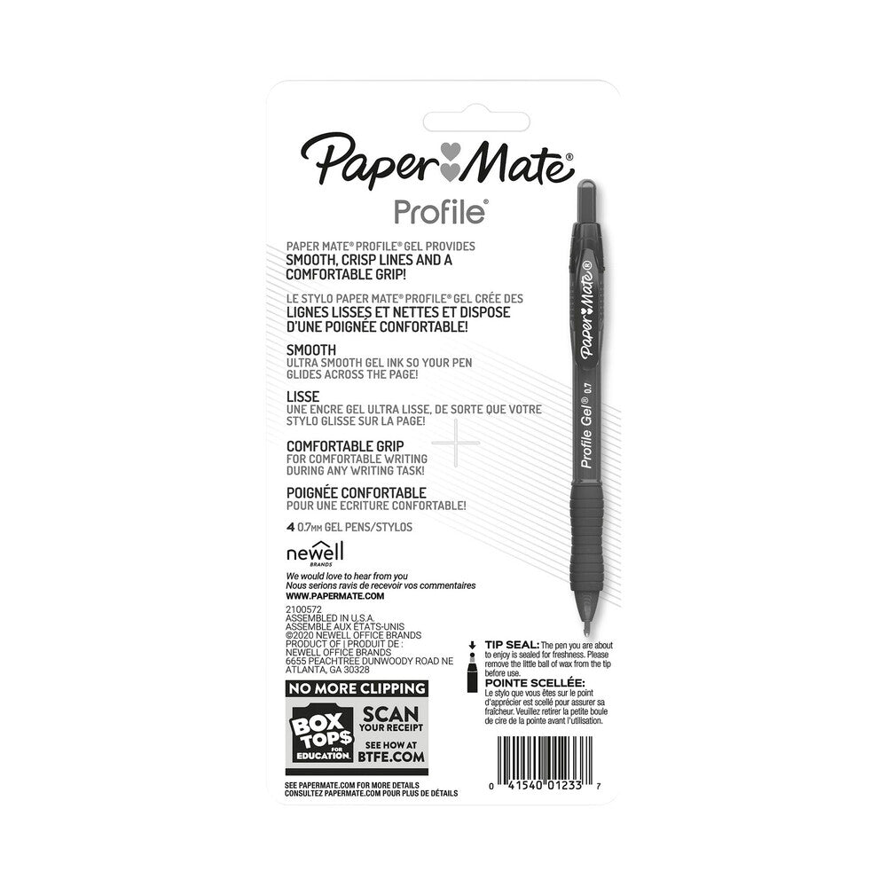 Paper Mate Profile Gel Pen Assortment - 4 pack