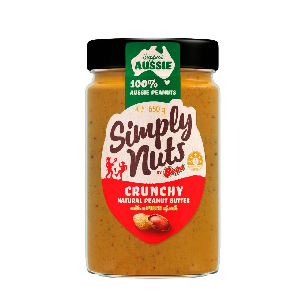 Bega Simply Nuts Crunchy Peanut Butter - 650g