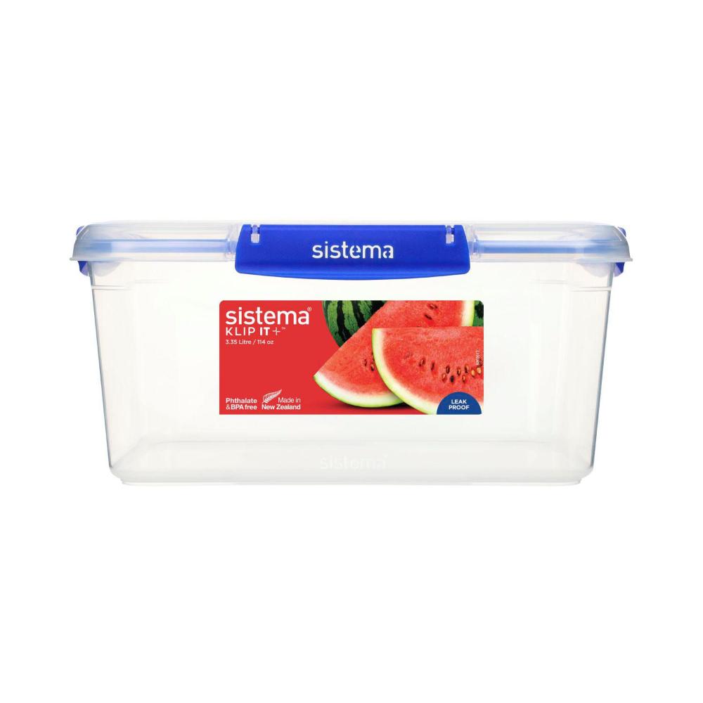 Sistema Klip It Plus Rectangle Container 3.35 Litre - 1 each