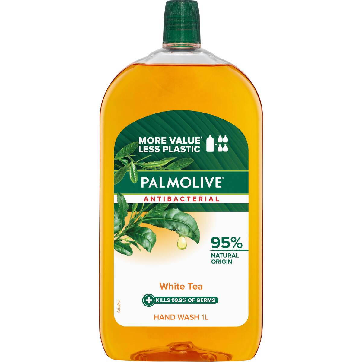 Palmolive Liquid Hand Wash Antibacterial White Tea Refill 1l