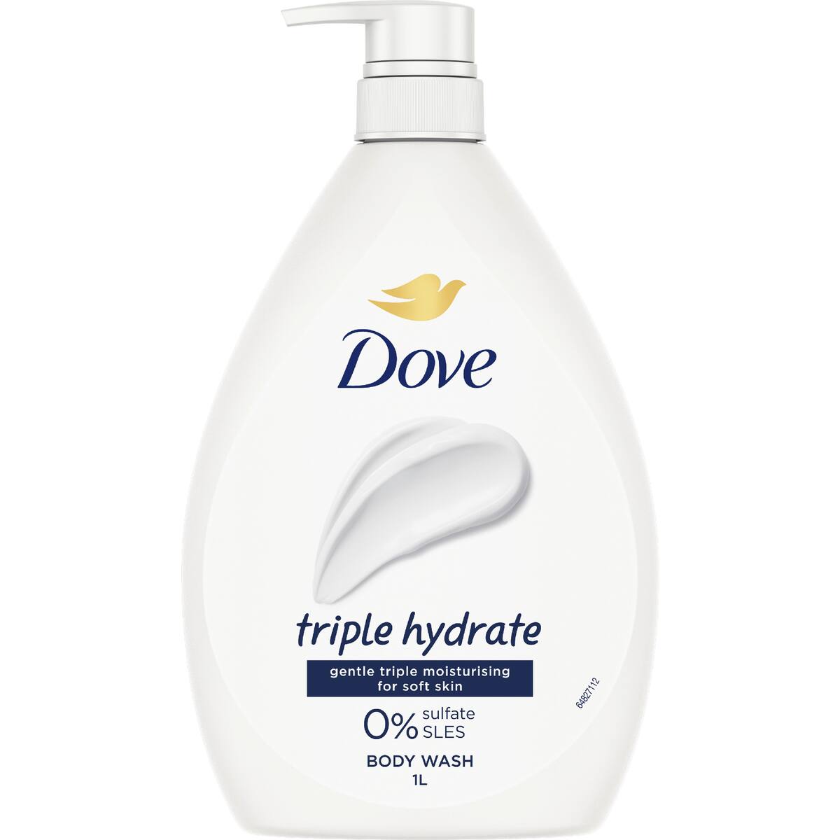 Dove Body Wash Triple Hydrate 1l