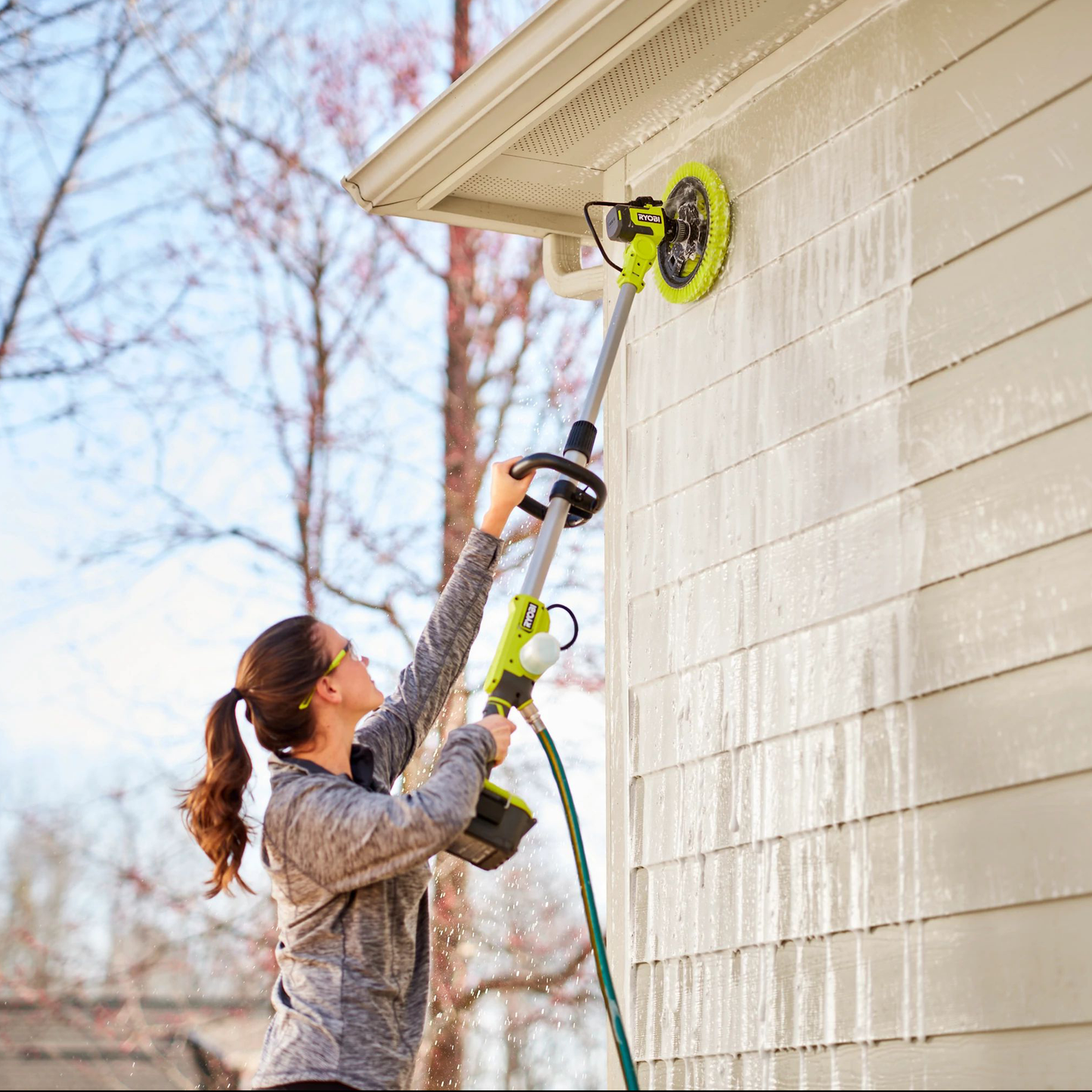Ryobi Power Scrubber Brush - 280mm - Medium