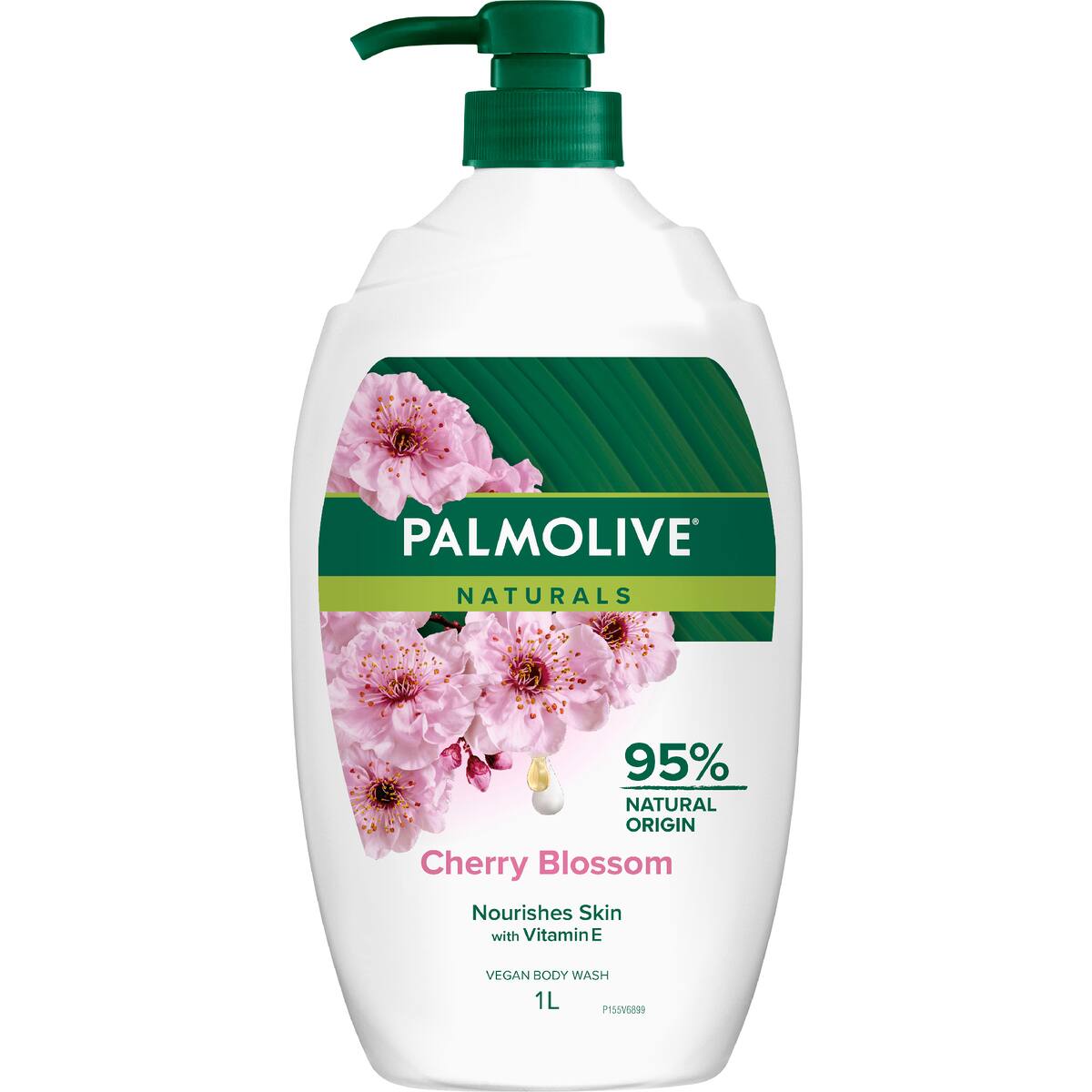 Palmolive Body Wash Shower Gel Naturals Cherry Blossom 1l