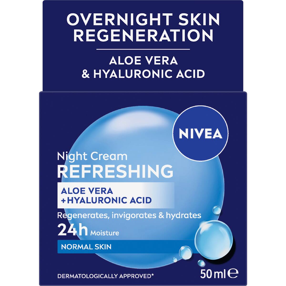 Nivea Refreshing Night Cream Face Moisturiser 50ml