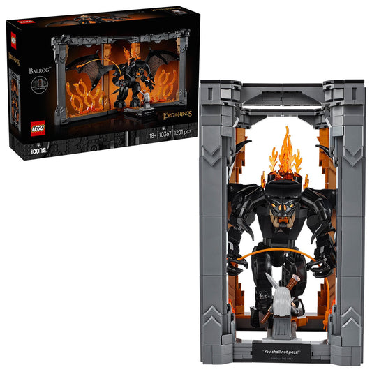 Lego Icons Balrog Book Nook the Lord of the Rings 1201pc 10367