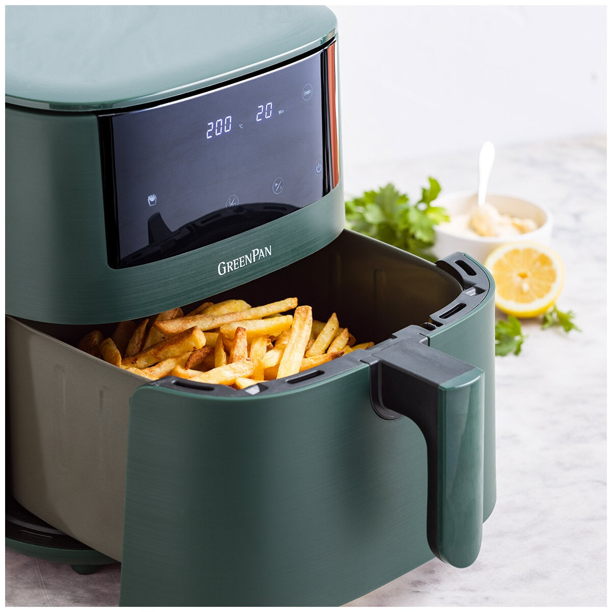 Greenpan Bistro Air Fryer CC009007-001 Pine Green 7.2L