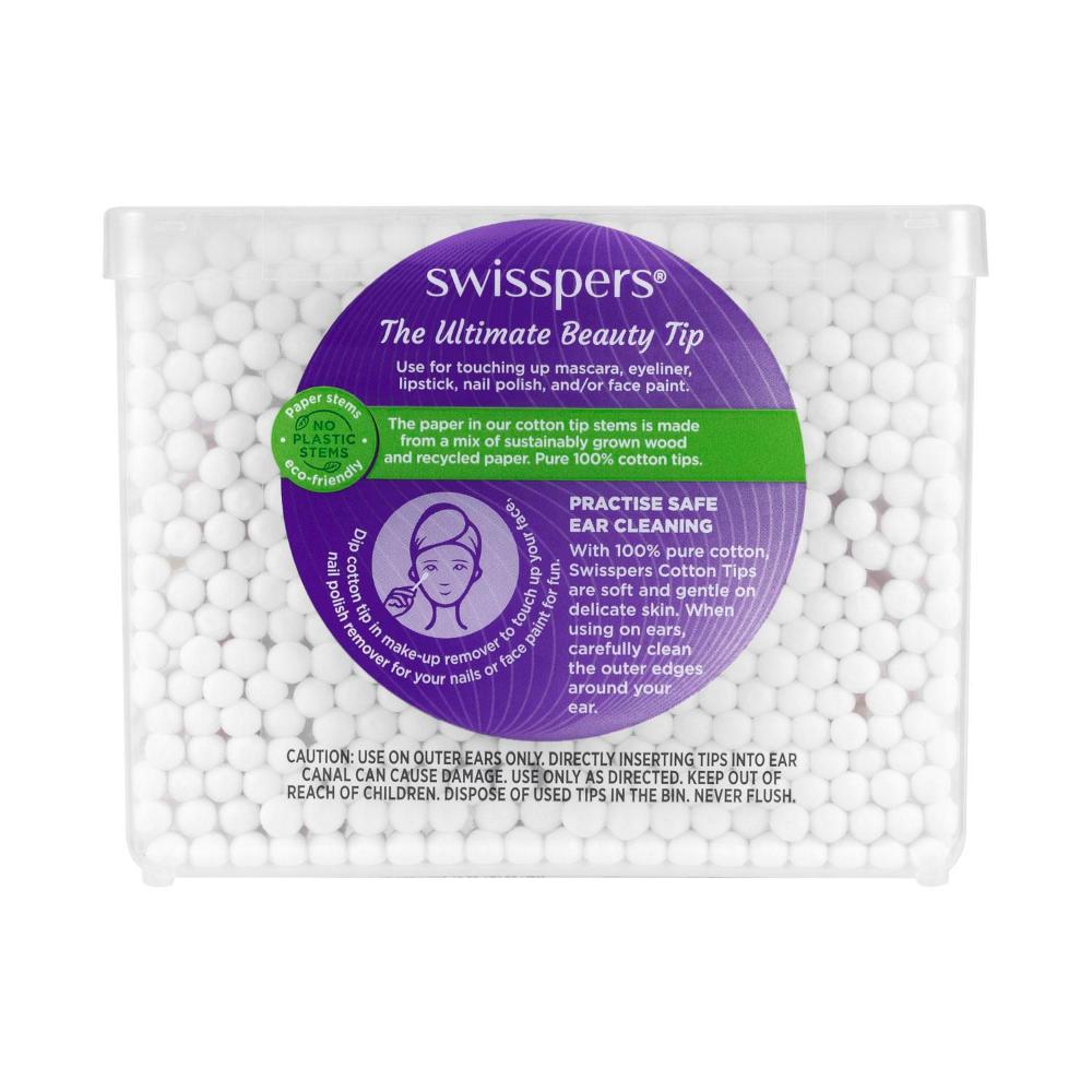 Swisspers Cotton Tips Paperstems - 400 pack