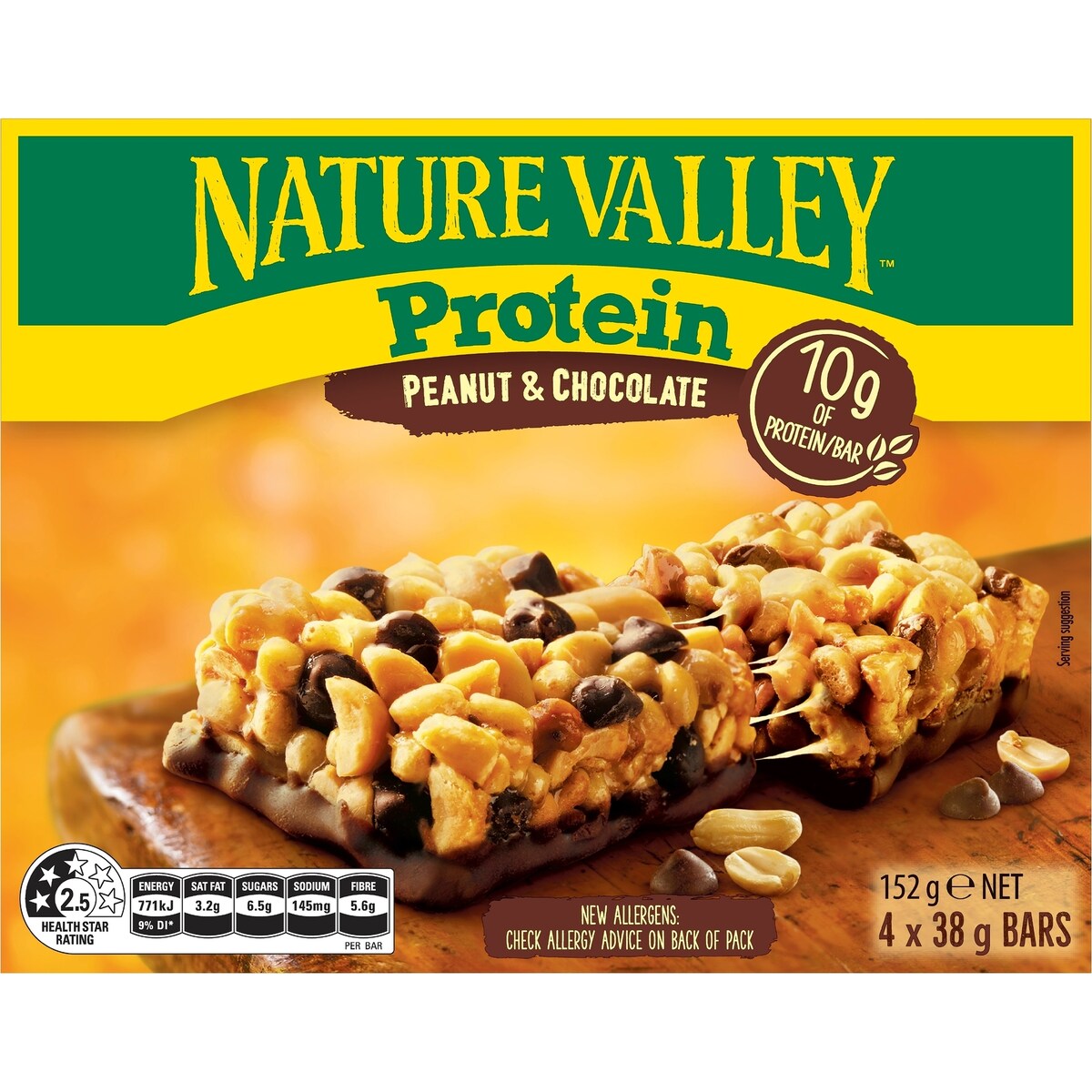 Nature Valley Peanut & Chocolate Protein Granola Bars 4 Pack