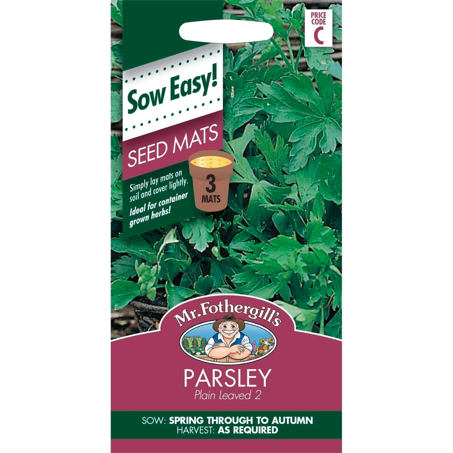 Mr Fothergill Parsley Seed Mat