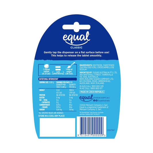 Equal Sweetener Tablets - 100 pack