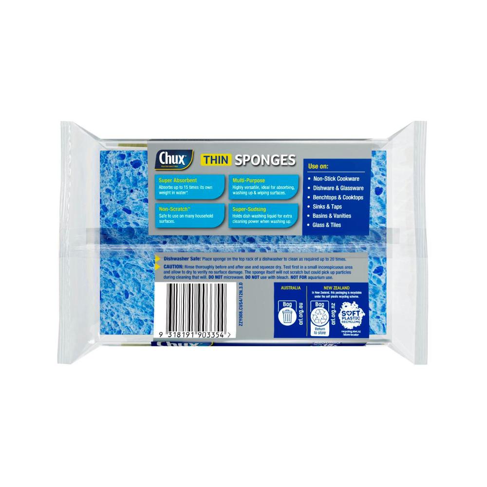 Chux Thin Sponges Collections - 4 pack