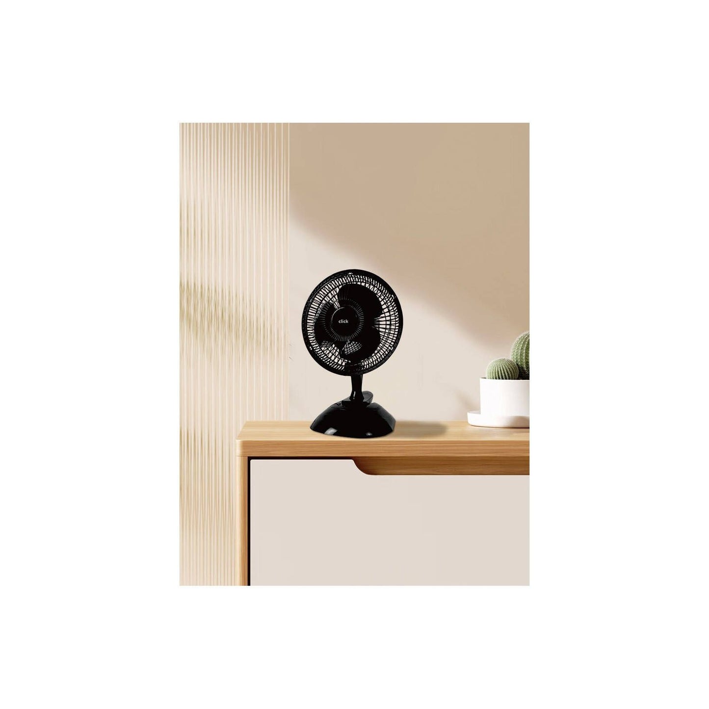 Click Clip on Desk Fan - 15cm - Black