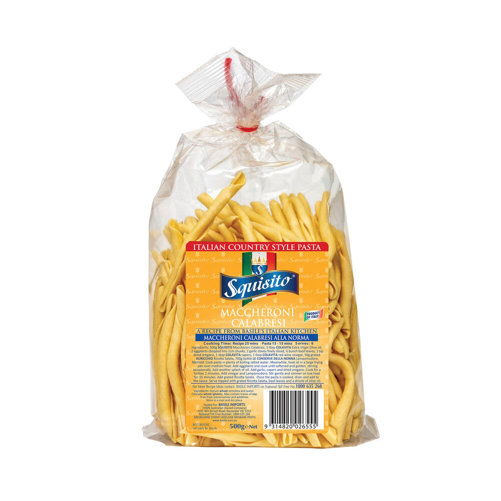 Squisito Maccheroni Calabrese Pasta - 500g
