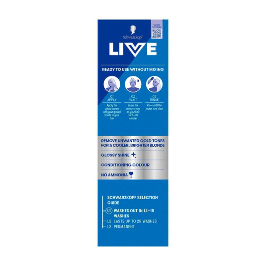 Schwarzkopf Silver Toner Live Colour - 1 pack