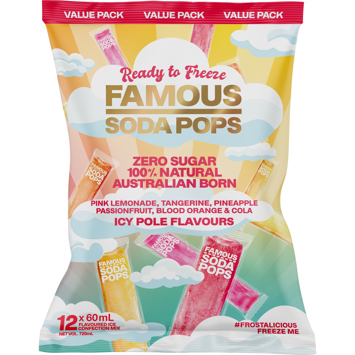 Famous Soda Pops 12 Pack