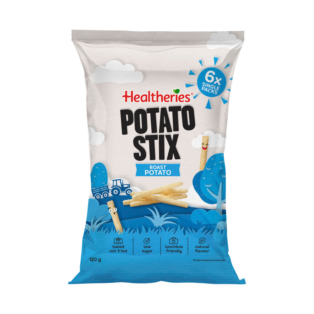 Healtheries Potato Stix Roast Multipack Kids Lunchbox Snacks 6x20g - 120g