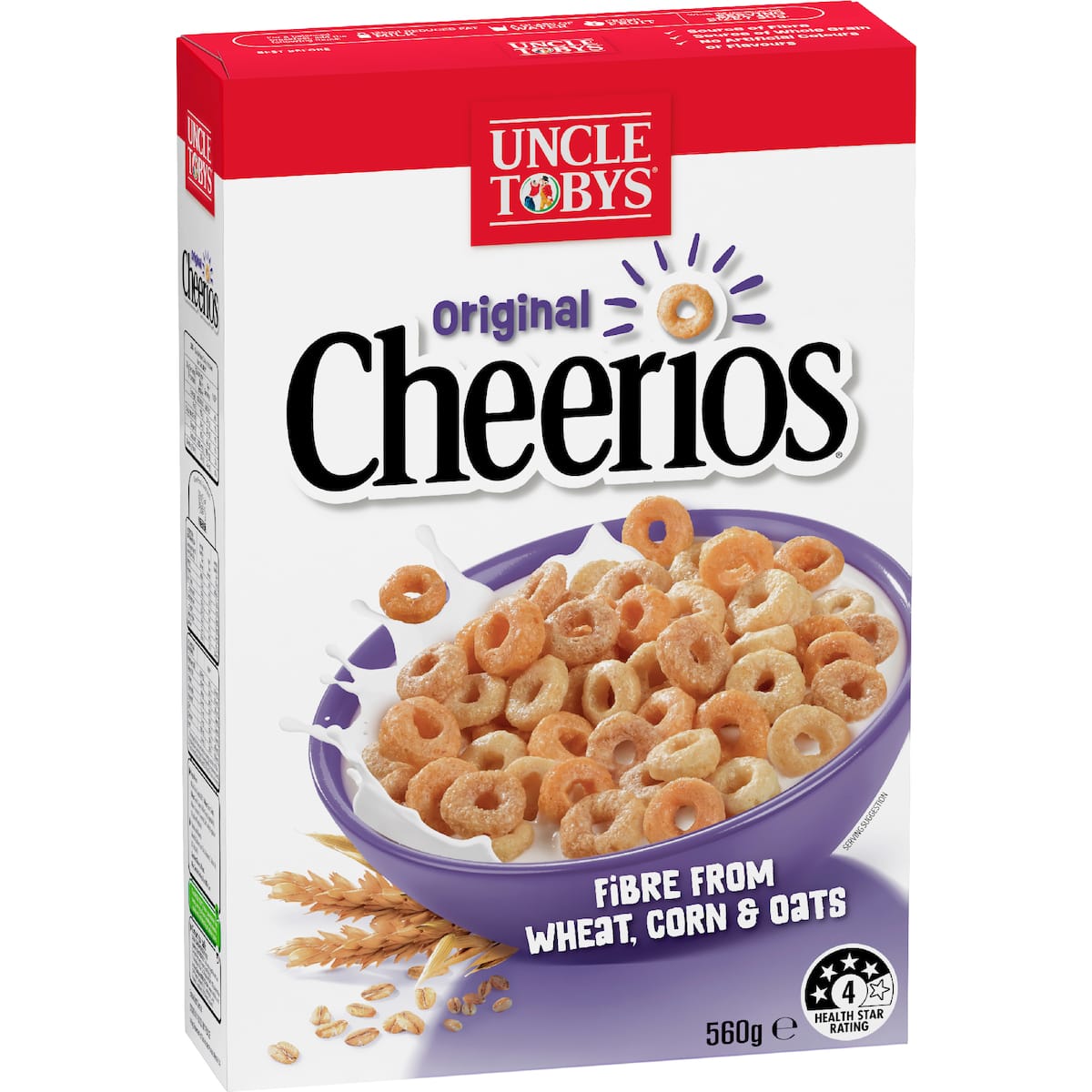 Uncle Tobys Cheerios Original Cereal 560g