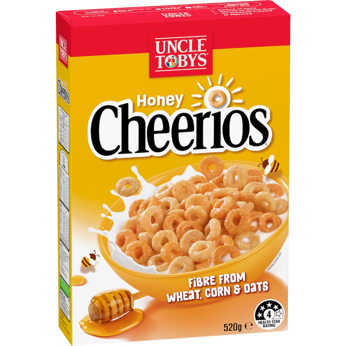 Uncle Tobys Cheerios Honey 520g