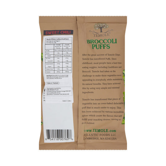 Temole Sweet Chilli Broccoli Puffs - 56g