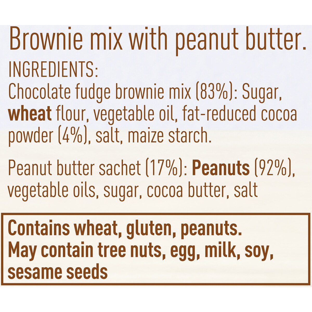 Betty Crocker Peanut Butter Brownie Mix 350g