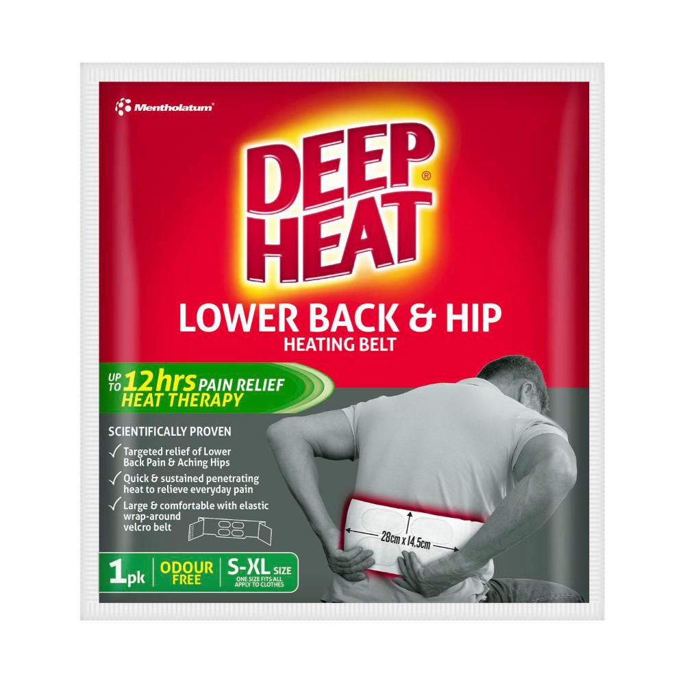 Deep Heat Lower Back & Hip Heating Belt - 1 Pack