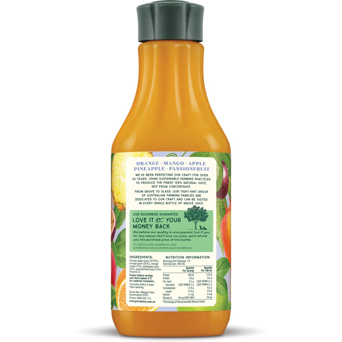 Grove Juice Orange Mango Apple Pineapple Passionfruit Juice 1.5l