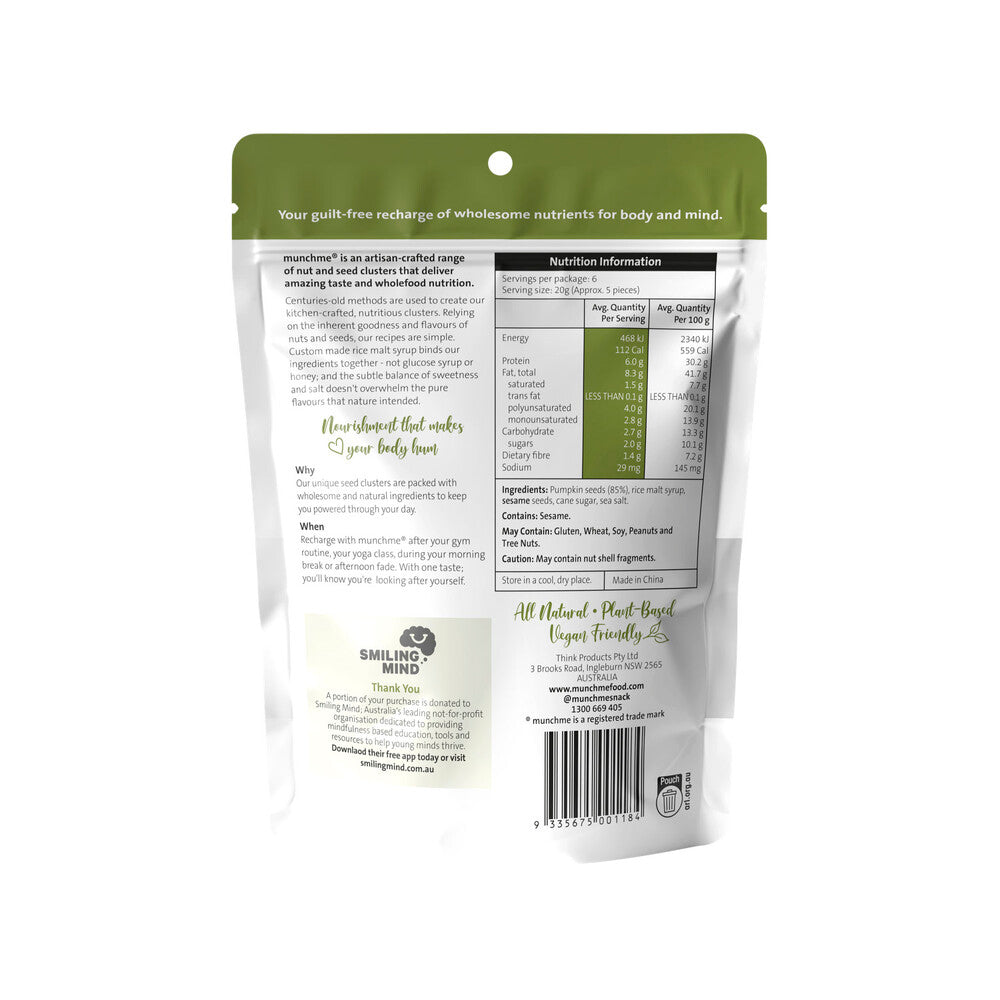 Munchme Nutritious Snack Pumpkin Seed - 120g