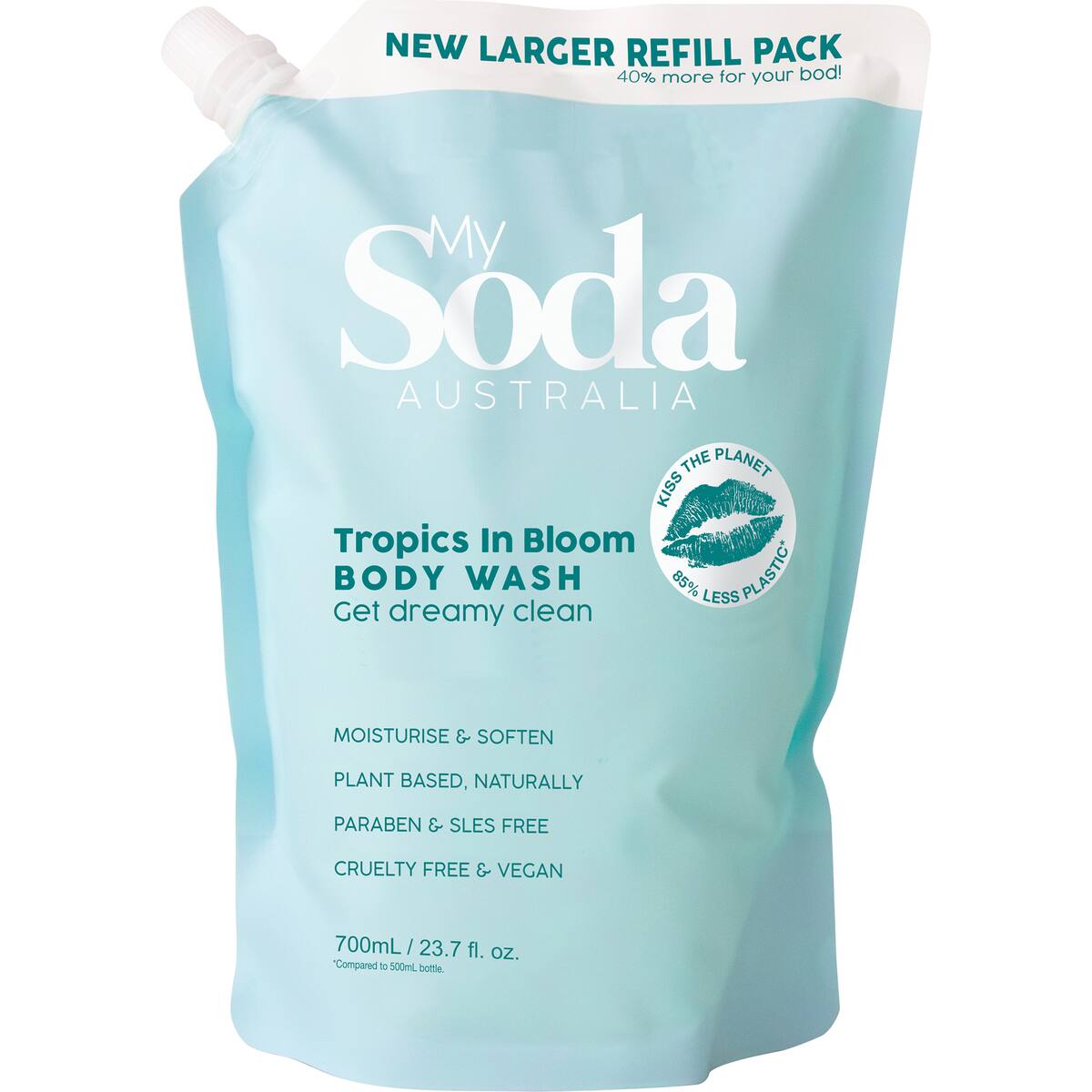 My Soda Body Wash Refill Tropics In Bloom 700ml