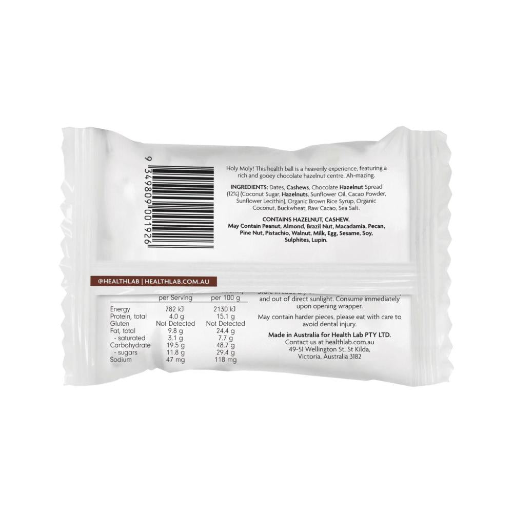 Health Lab Gluten Free Holy Hazelnut Nut-butter Filled Ball - 40g