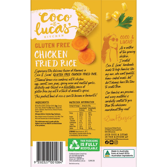 Coco & Lucas' Chicken Fried Rice Gluten Free 350g